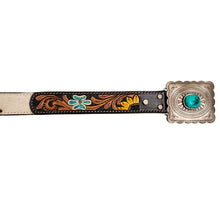 Load image into Gallery viewer, Klepto Hand-Tooled Concho Belt

