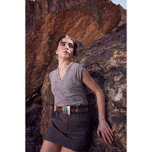 Load image into Gallery viewer, Klepto Hand-Tooled Concho Belt
