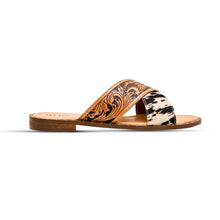 Load image into Gallery viewer, Chappy Western Hand-Tooled Sandals
