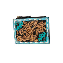 Load image into Gallery viewer, Bend Creek Hand-Tooled Credit Card Holder
