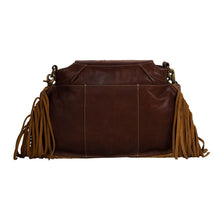 Load image into Gallery viewer, Classic Country Fringed Hand-Tooled Bag
