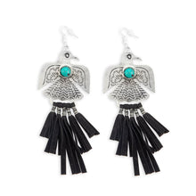 Load image into Gallery viewer, Thunderbird Rising Tassled Earrings
