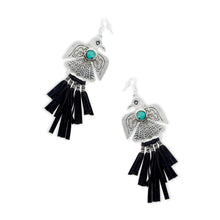 Load image into Gallery viewer, Thunderbird Rising Tassled Earrings
