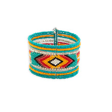 Load image into Gallery viewer, Desert Seasons Beaded Cuff Bracelet
