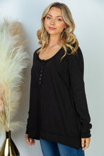 Load image into Gallery viewer, Washed Henley Top
