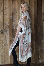Load image into Gallery viewer, Cream Floral Kimono

