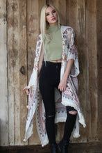 Load image into Gallery viewer, Cream Floral Kimono
