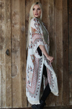 Load image into Gallery viewer, Cream Floral Kimono
